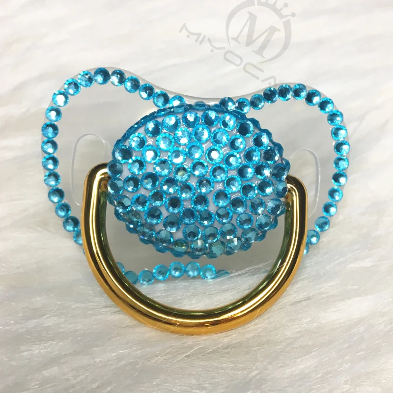 MIYOCAR ручной работы bling черные стразы соска королева и король стильная пустышка