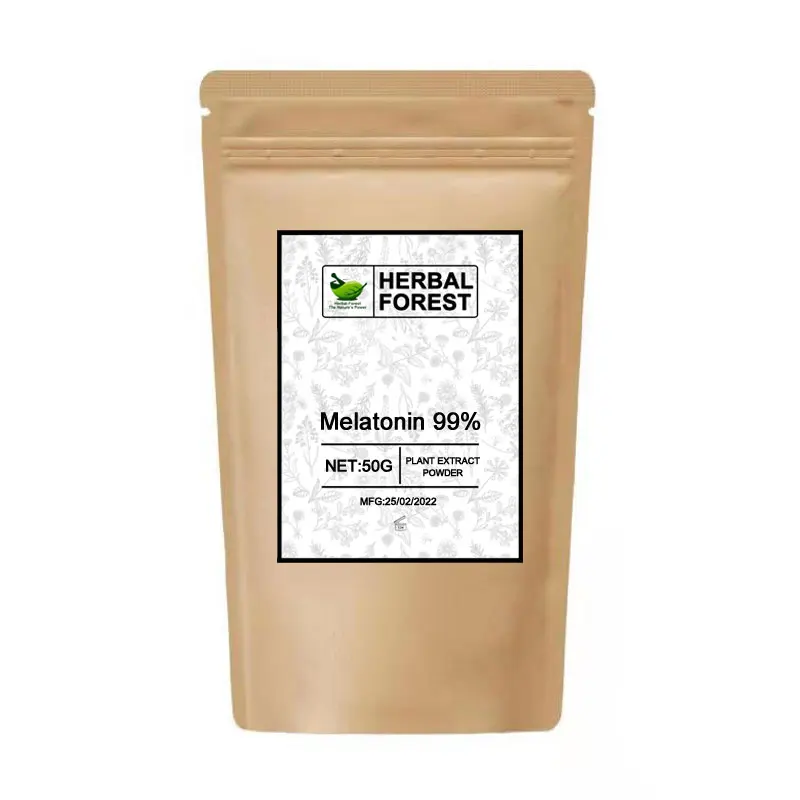 

Melatonin (MT / MLT) 99% Powder for Better Sleep Delaying Aging Free Shipping