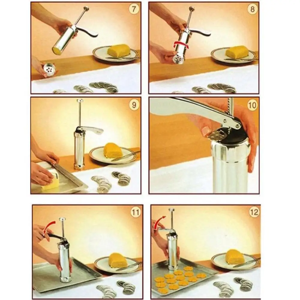 

Cookie Press Making Gun Biscuits Cake Mold Cookie Press Maker Machine Dessert Decoration
