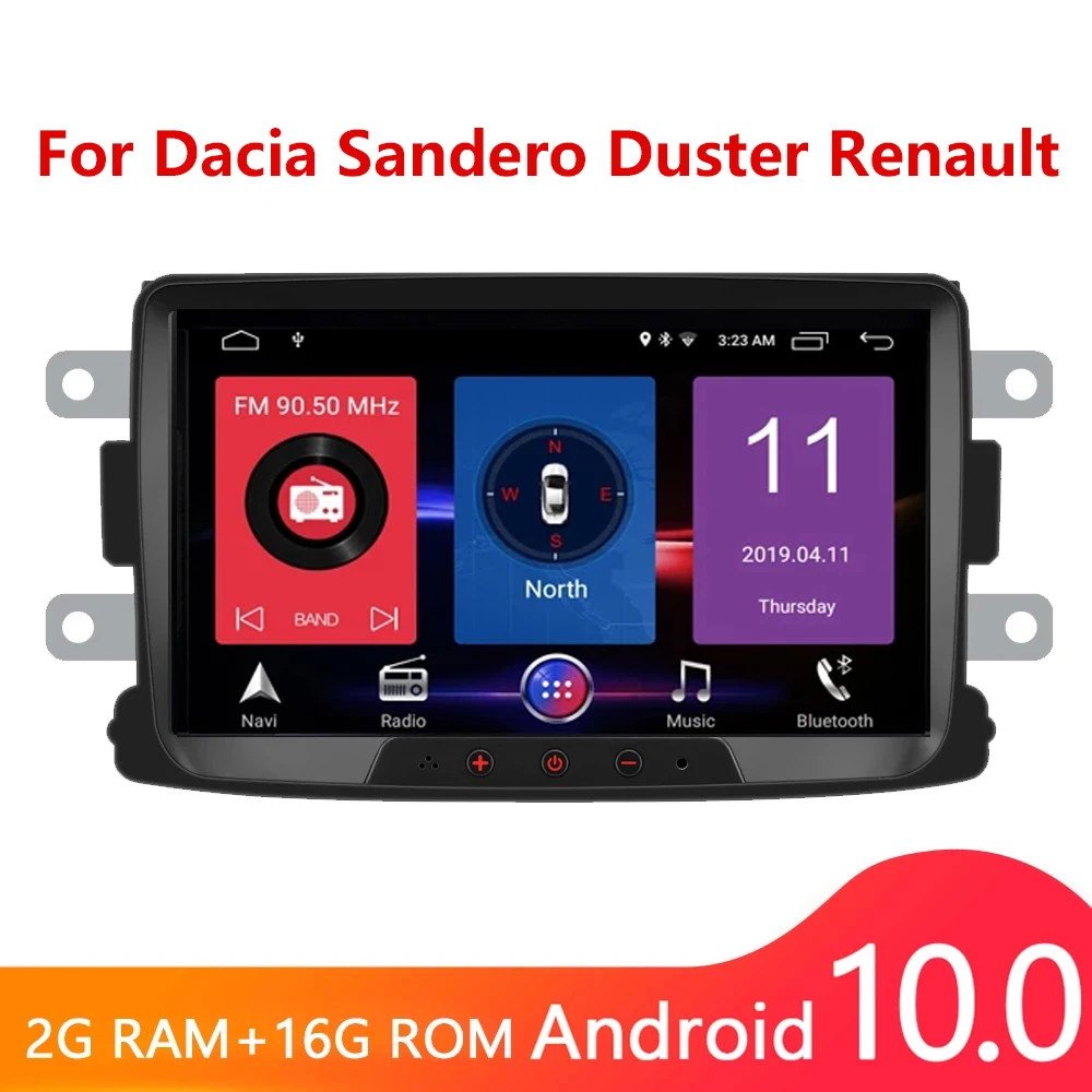 

Android 10.0 2din Car Radio 8'' Autoradio Multimedia Player GPS Mirrorlink Stereo Receiver For Renault Duster/Logan/Dokker