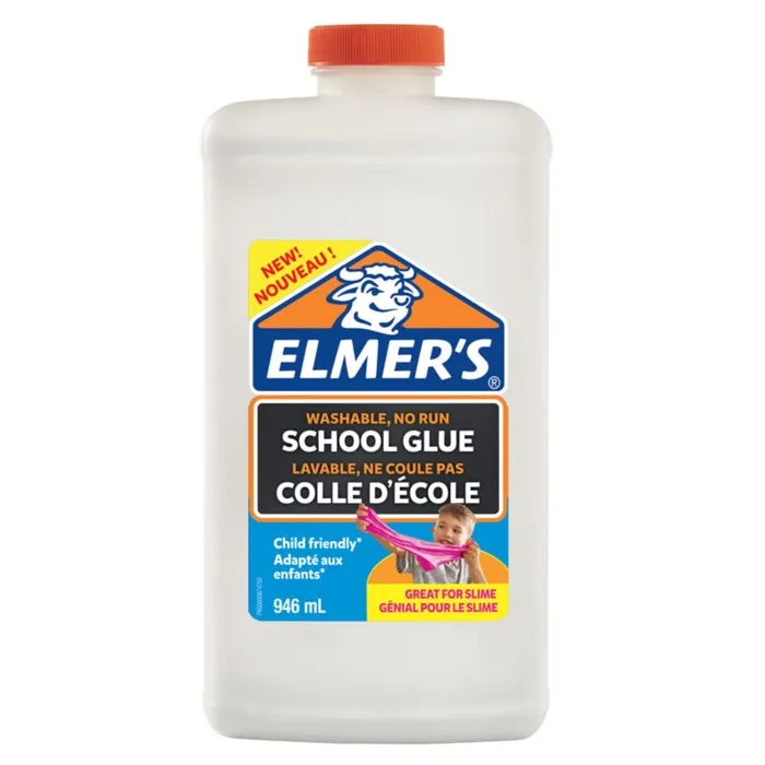 Клей ПВА 1000 г Elmers School Glue для 7 8 слаймов| |