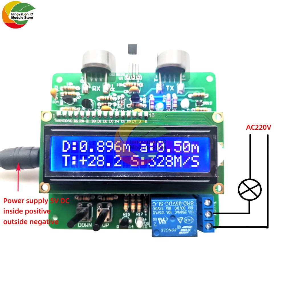 Конструкция для самостоятельного обнаружения расстояния на основе 51