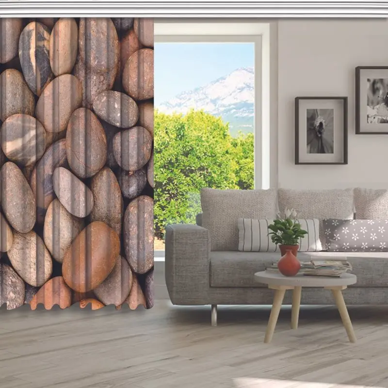 Шторы камни галька сельская местность природа Защита окружающей среды