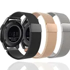 Миланская петля ремешок для Samsung Gear S2 Galaxy Watch 42 мм Active 2 Band 20 мм браслет из нержавеющей стали для Gear S2 Amazfit