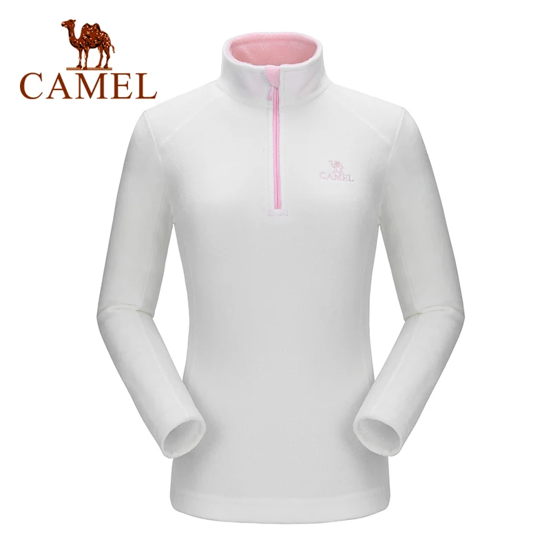 Мужская и Женская флисовая ветрозащитная куртка CAMEL теплая разноцветная мягкая