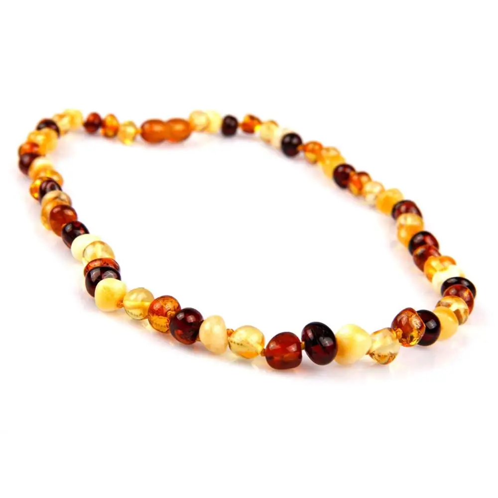 

Drop Amber Necklace Organic Healing Stone Amber