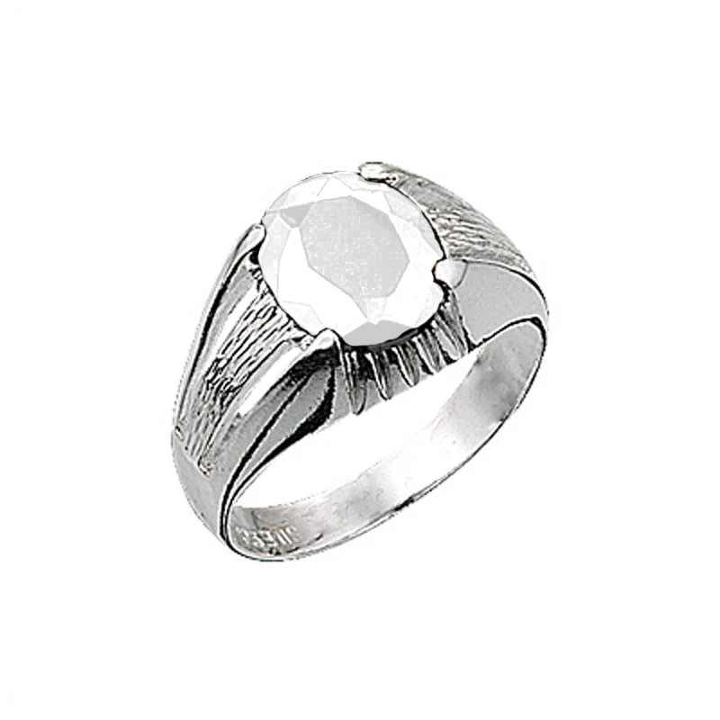 

Silver 925 Sterling Zircon Stone Ring