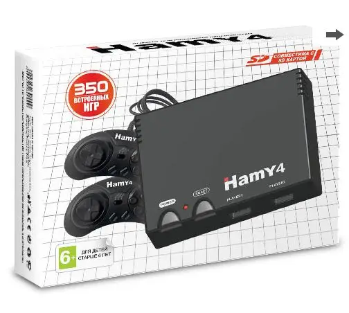 Игровая приставка Sega 16 bit Dendy 8 Гами 4 (Hamy SD 350 in 1) Max Pack (160 игр и 190 bit)|Игровые консоли| |