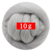 10g felting wool 40 colors 19 microns super soft natural wool fiber for needle felting kit 0 35 oz per color no 2