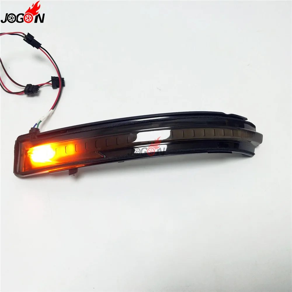 Black For Nissan X-Trail T32 Rogue Qashqai J11 Murano Navara Pathfinder LED Side Mirror Dynamic Turn Signal Sequential Light