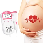 Портативный ультразвуковой фетальный допплер, домашний монитор сердцебиения плода для беременных женщин с монитором 2,5 м
