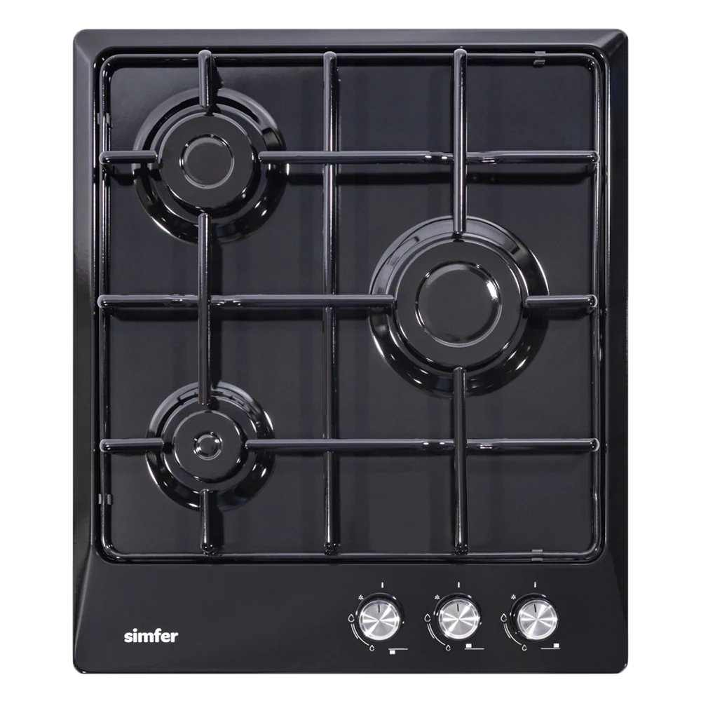 Газовая варочная панель электроподжиг Simfer H45V30B400|Встраиваемые варочные панели| |