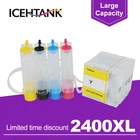 Резервуар для чернил ICEHTANK PGI 2400, для принтера Canon MAXIFY IB4040, iB4140, MB5040, MB5140, MB5340, MB5440