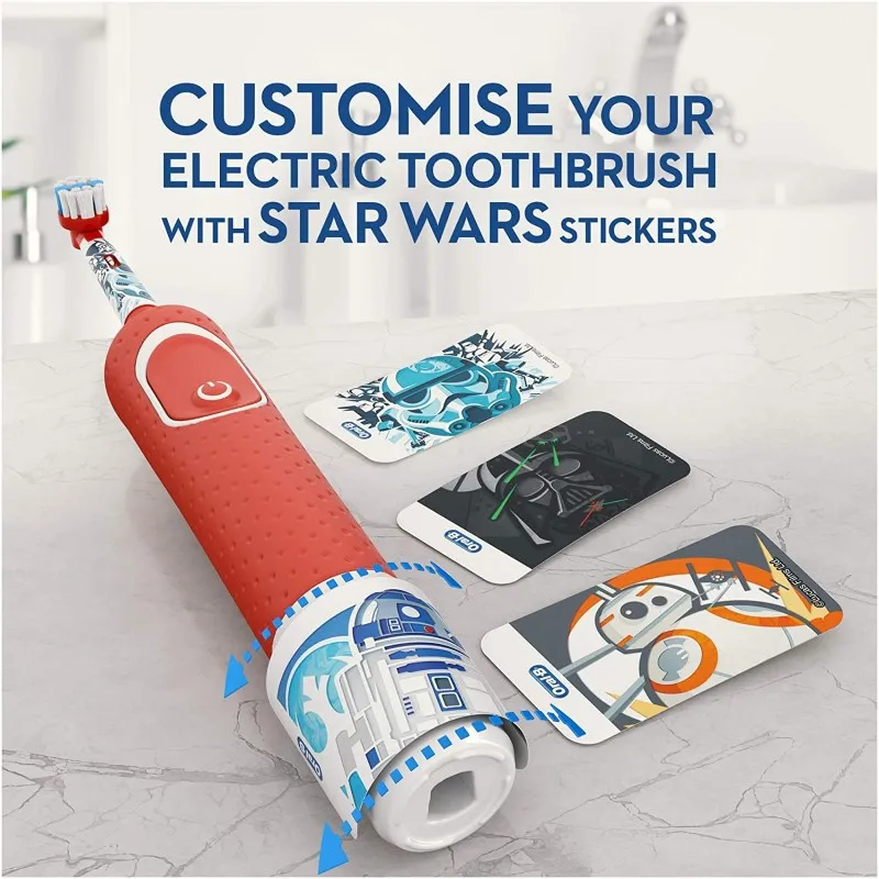 Детская электрическая перезаряжаемая зубная щетка Power с героями Диснея из