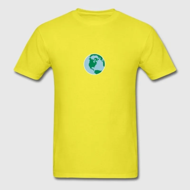 

Hot Sale Earth Day World 3 Color Vector fashion T-shirt For Men