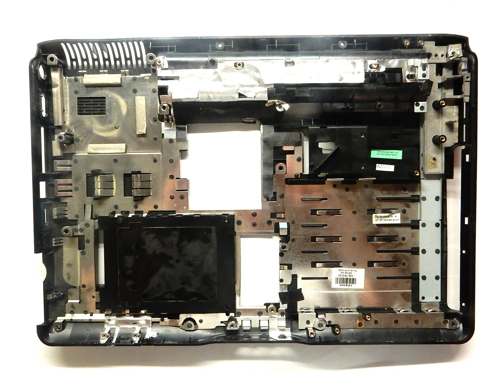 The lower part of the body (trough) 39. 4f601.003 451342-001 HP Pavilion dv2500 dv2600 dv2700 etc. dv2000 series (b/y with parsing) |
