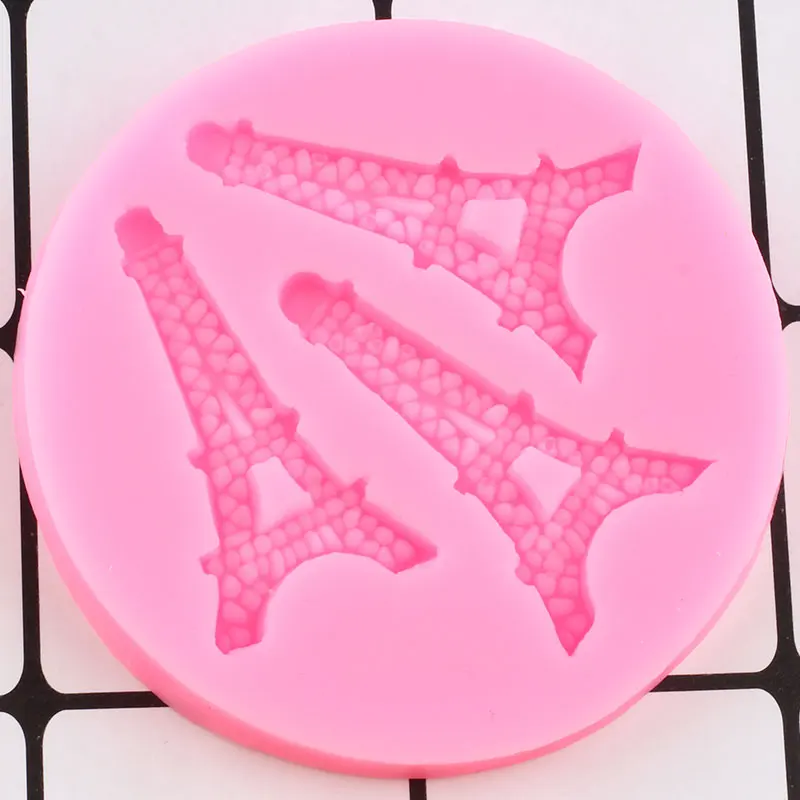 Силиконовая форма с Эйфелевой башней для помады инструменты украшения тортов