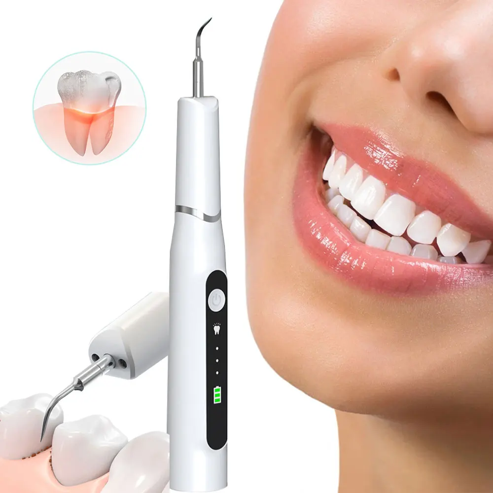 

Electric Sonic Dental Scaler Teeth Whitening Tartar Stains Remove Tools Household Irrigator Dental Cleaner Tooth Stain Oral Care