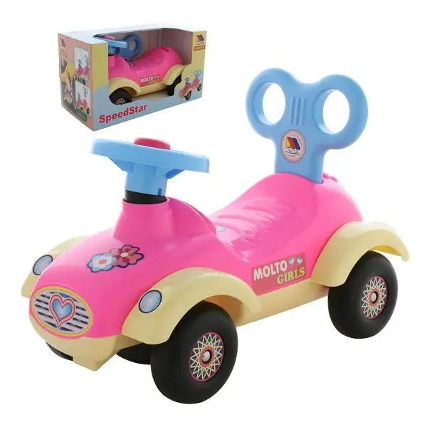 Каталка автомобиль для девочек &quotСабрина&quot (в коробке)|Каталки-пушкары машинки|