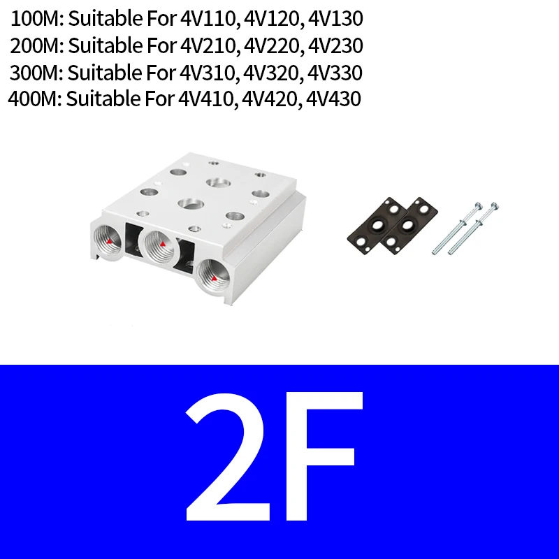 

Пневматические СОЛЕНОИДНЫЕ воздушные клапаны серии 4 в, 100 м/200 м/300 м/400 м, алюминиевое основание с винтами и резинками, 1-14 станций