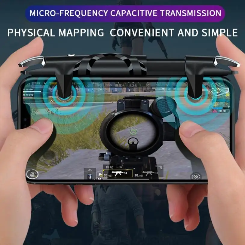 

G5 Triggers PUBG Artifact Pulse Chip Four kinds Rate of fire Fingertips Voor The Game Pubg Triggers iphone Android ipad xiaomi