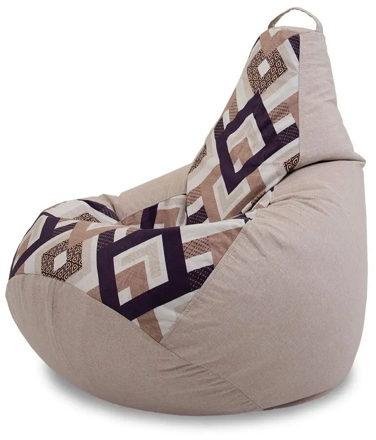 Бескаркасный bag chair boss этнос 01 / китон 06 Gray | Bean Bag Sofas