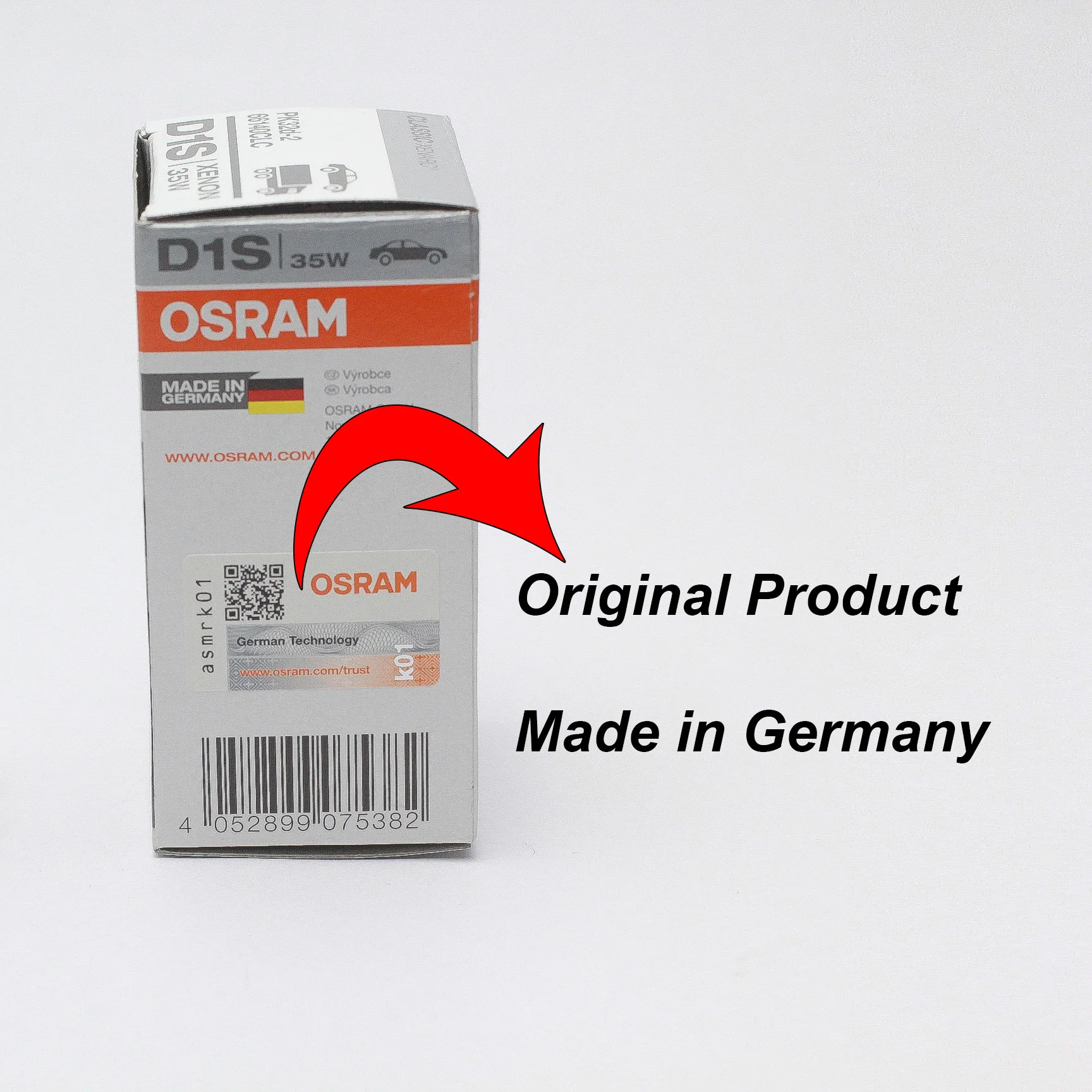 

OSRAM D1S D2S D3S D4S Original Xenon Classic Xenarc Car Bulbs HID Headlight 4200k White Light Made in Germany | Free Shipping