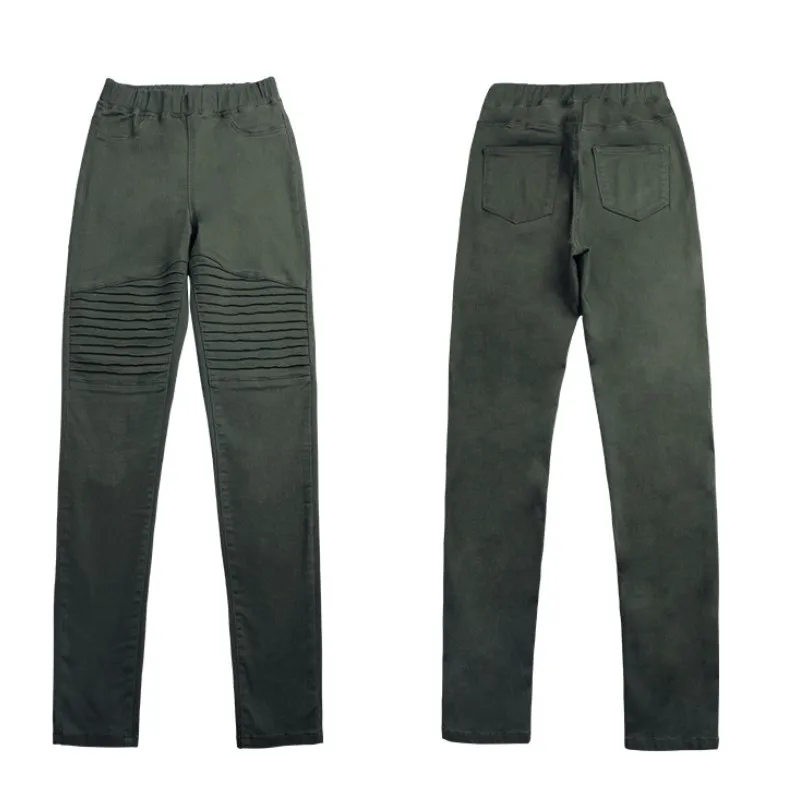 Женские джинсы-карандаш catonATOZ облегающие брюки из денима с высокой талией