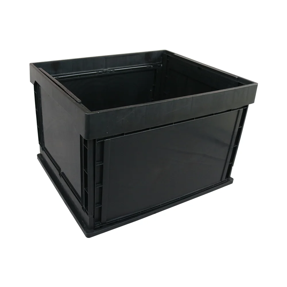 

Q-FBC2 607X495X404mm Black Plastic Antistatic ESD Foldable Box