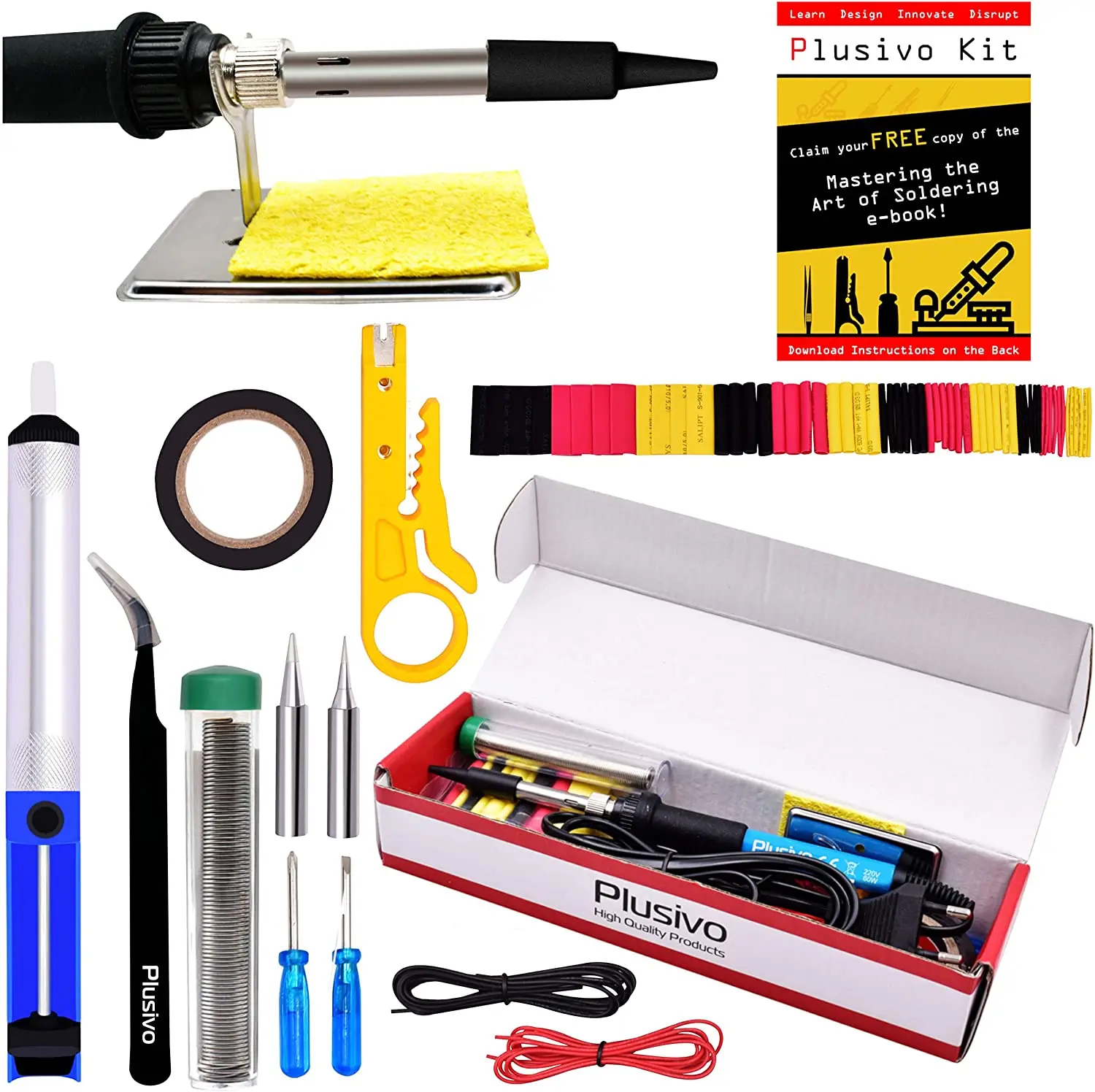 Soldering Iron Kit SET (60W) Adjustable Temperature Electric Desoldering Pump For Electronics | Инструменты
