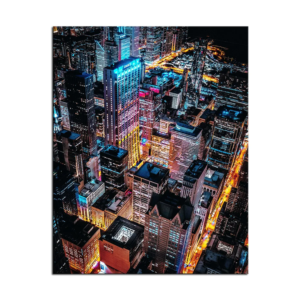 Большой размер картина маслом настенная живопись архитектурные здания