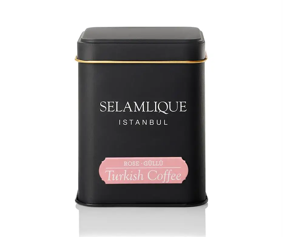 Selamlique турецкий кофе 125гр.(4,40 унций) | кофе с кардамоном| жерновой кофе | Арабика| кофе с корицей