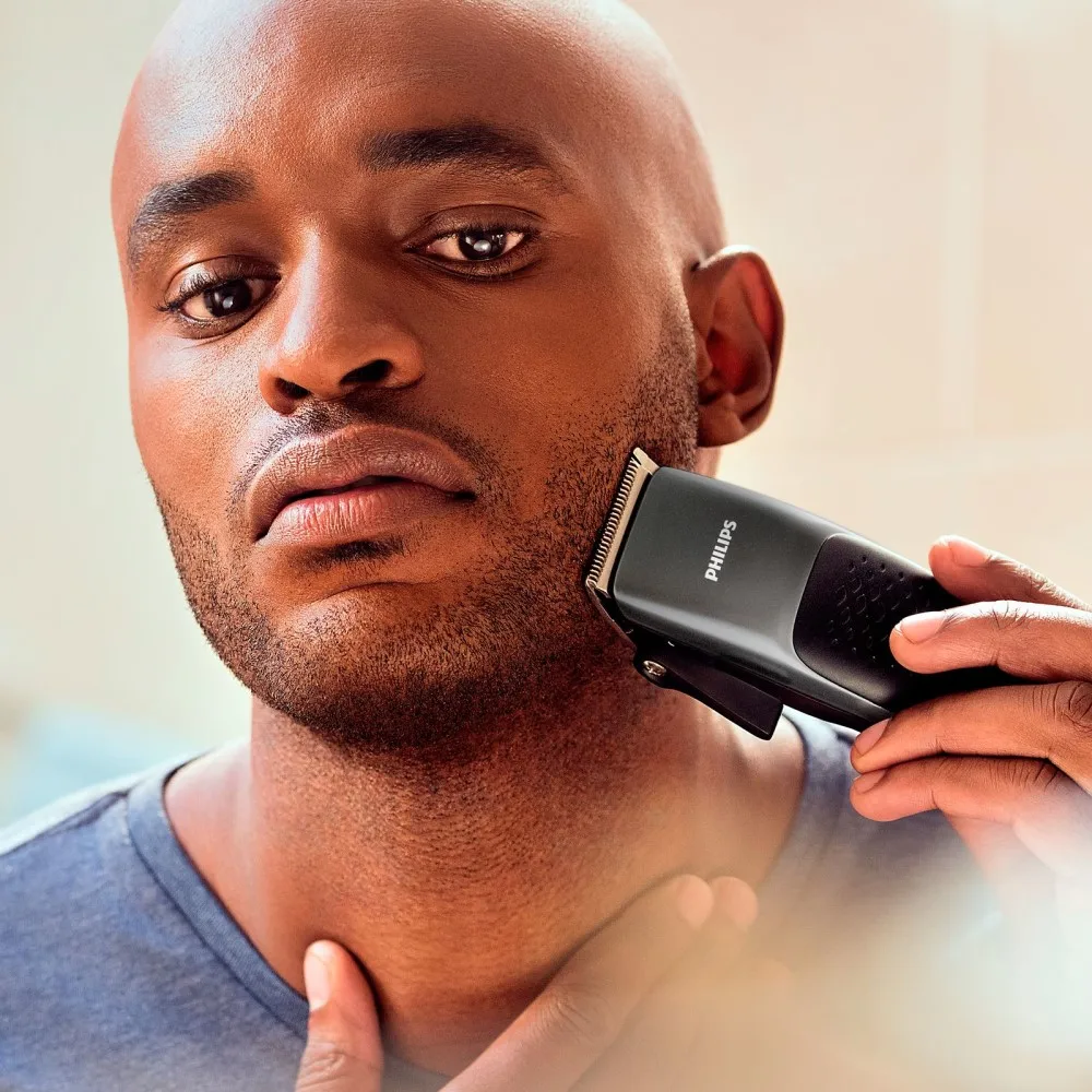 Оригинальный Триммер Philips для мужчин домашняя машинка стрижки волос с 4 гребнями