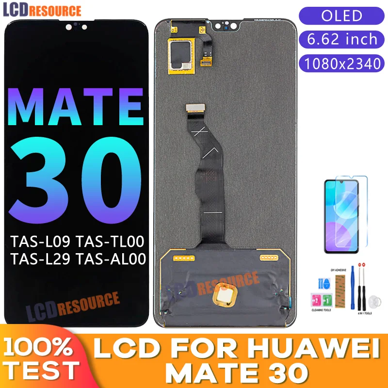 

6,62 "AAA + ЖК-дисплей в сборе с рамкой совместимый для HUAWEI мат 30 ЖК-дисплей с сенсорным экраном для Huawei мат 30 TAS-AL00 TAS-TL00
