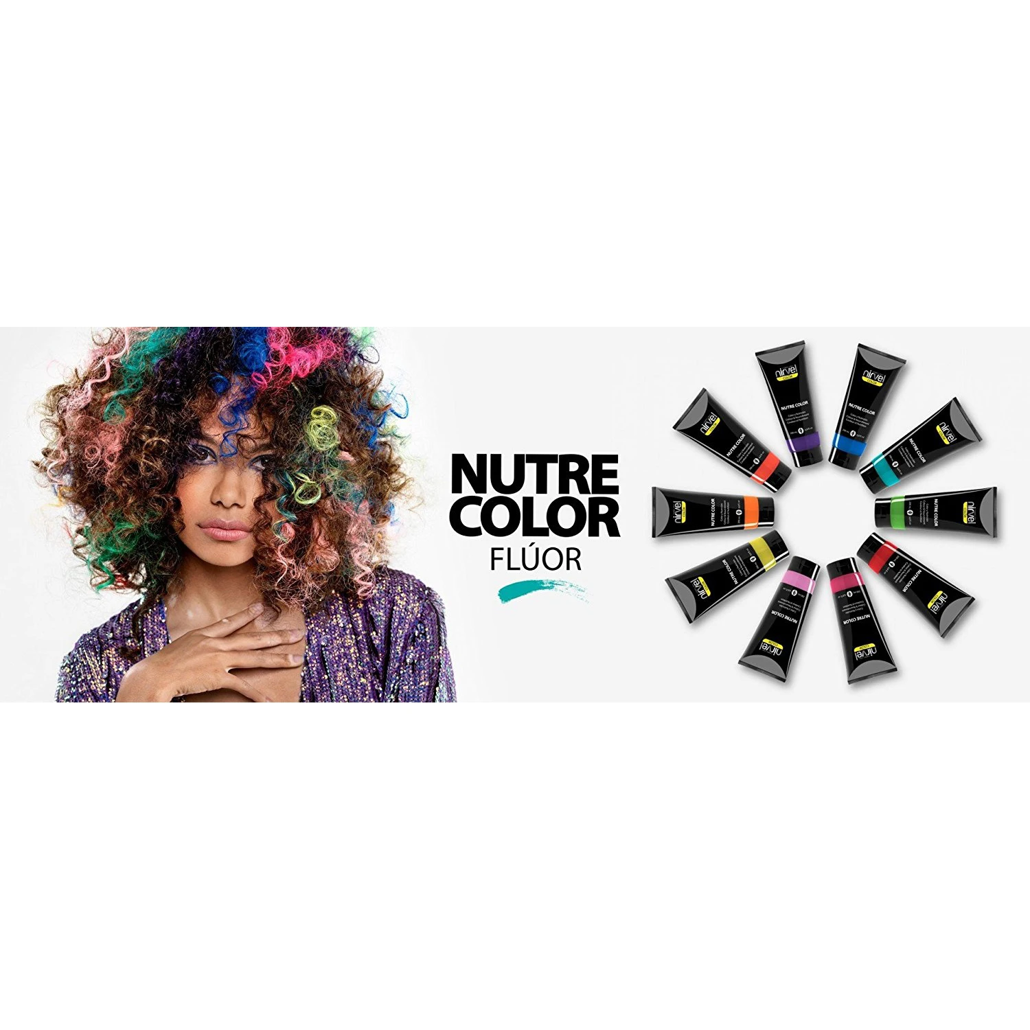 Маска для окрашивания волос Nirvel Nutre Color 200 мл отдельные и упаковка из 3 шт.