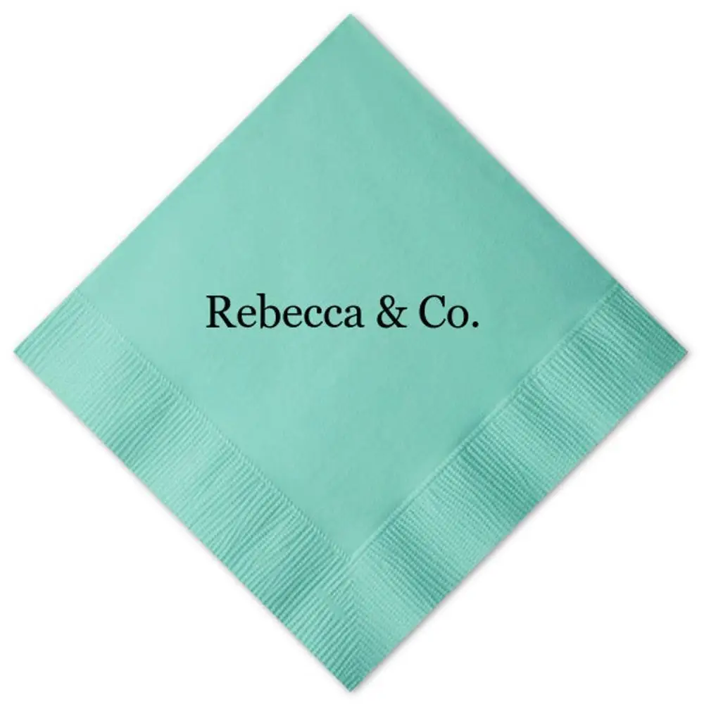 Салфетки для коктейлей и вечеринок с черным принтом | Дом сад