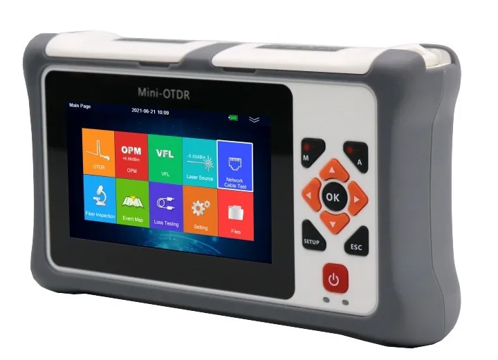 2021NEW 100KM Pro mini OTDR рефлектометр для тестирования в режиме реального времени GPON EPON с