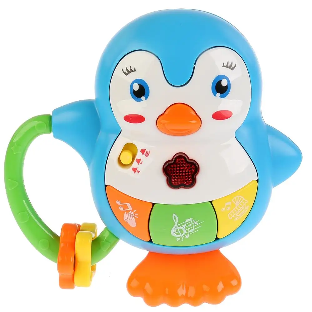 Развивающий Пингвин УМКА 6 потешек 13 любимых песен сказка погремушка доставка от