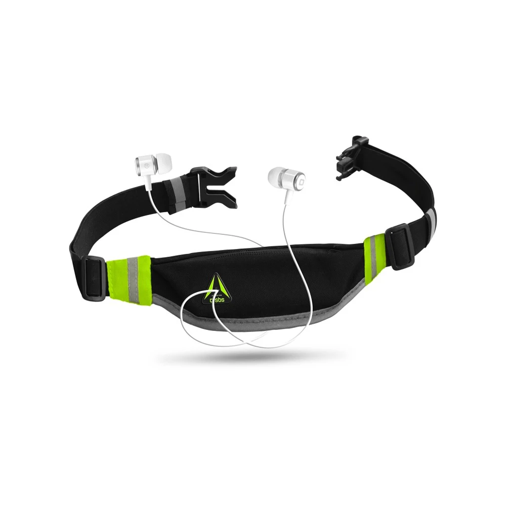 Сумка поясная для телефона SBS черный/зеленый (TESPORTBELTFITK) | Мобильные телефоны и