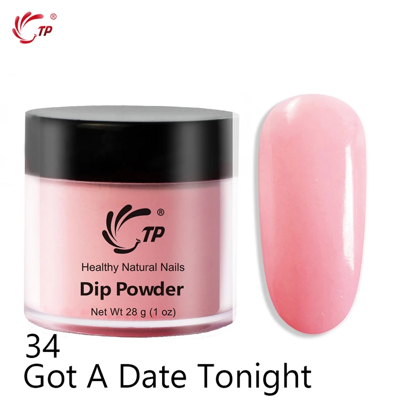 ТП 28 г 1 унции порошок для окунания ногтей телесный розовый серия без лампы