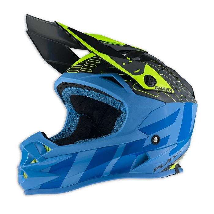 Крест шлем | эндуро НЛО пласт оникс Шака|Шлемы|