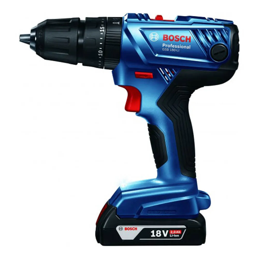 Дрель-шуруповерт Bosch GSB 180-LI аккум. патрон:быстрозажимной (кейс в комплекте) 06019F8323 |