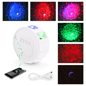 Светодиодный проектор звездного неба, 3 в 1, с USB-зарядкой и голосовым управлением