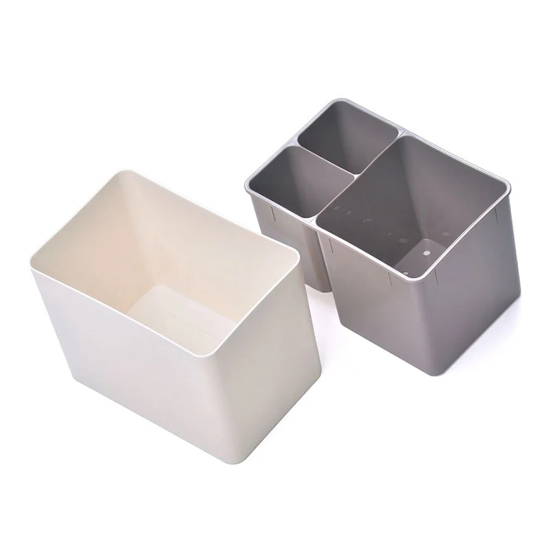 Подставка для столовых приборов АЛЕАНА 3 секции съемный поддон |