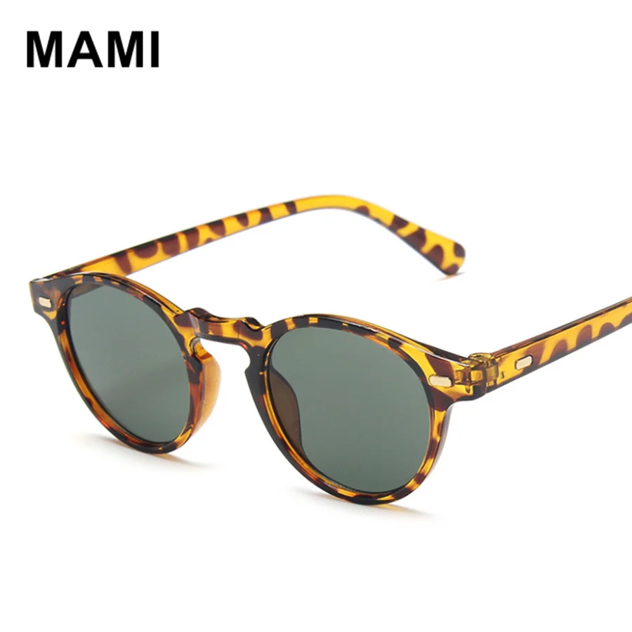 Модные круглые солнцезащитные очки для женщин и мужчин винтажные декоративные