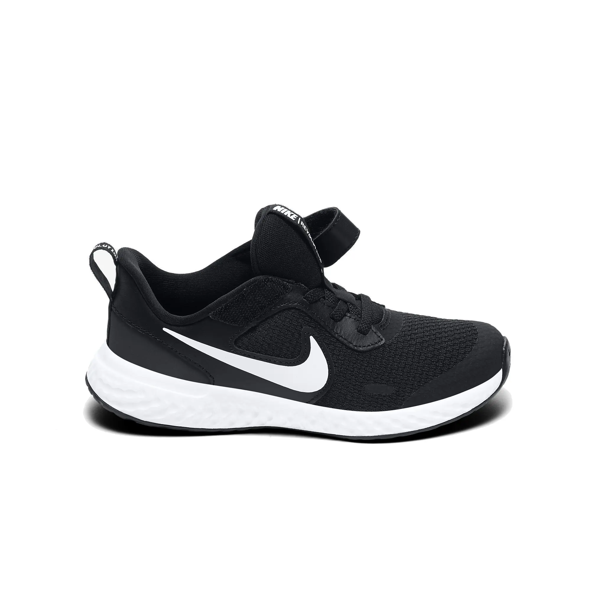 Оригинальная детская спортивная обувь Nike Revolution 5 (PSV) черные детские кроссовки |