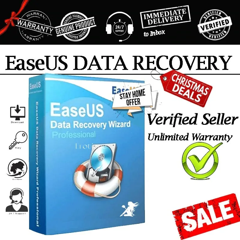 

EaseUS Data Recovery Pro 13 Lifetime UNLIMITED PC|100% GUARANTEE
