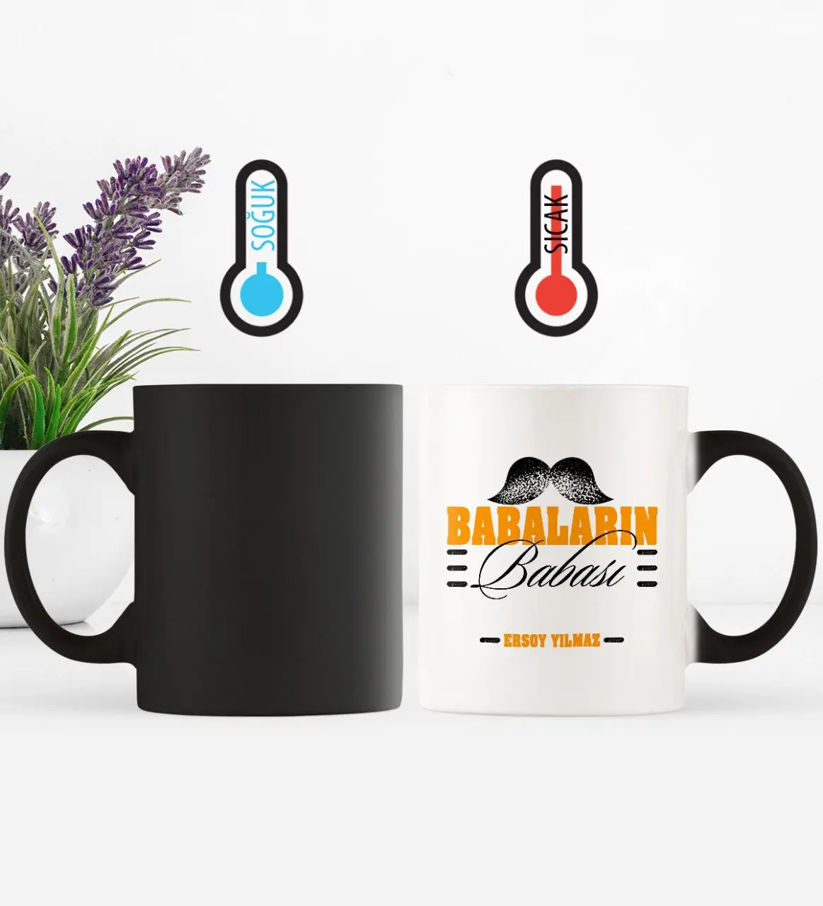 

Father's Day Custom Babaların Father Magic Mug Cup-2