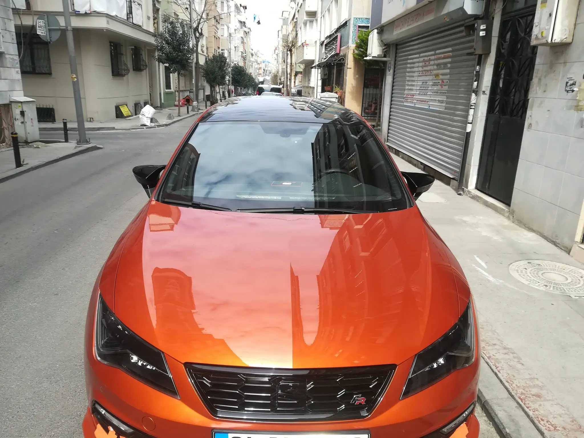 Seat Leon с бетменом зеркала Mk3 5F FR 2012 2013 2014 2015 2016 2017 2018 2019 глянцевый черный 2 трек