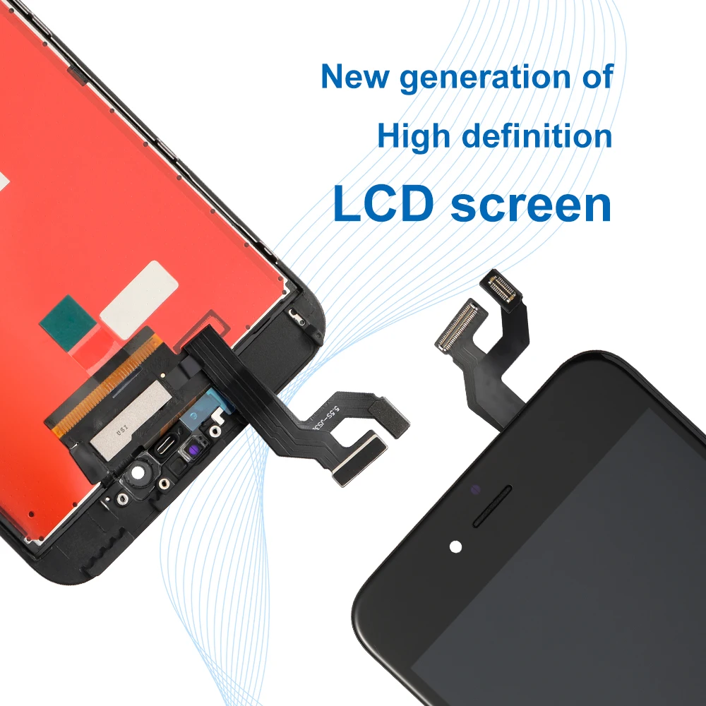 ЖК-дисплей с сенсорным экраном и дигитайзером в сборе для iPhone 7 6 Plus 6S EBS Pro запасные